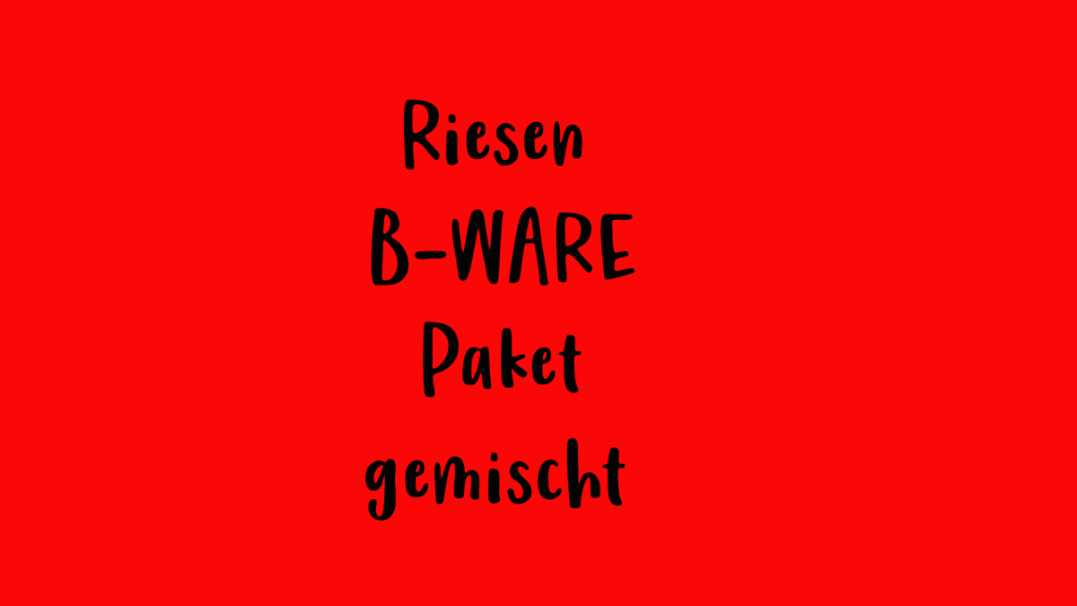 Riesen B - Ware Paket gemischt
